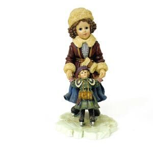 Yesterday's Child Skaters Waltz Kristi With Nicole Boyds Figurine Vintage 1995
